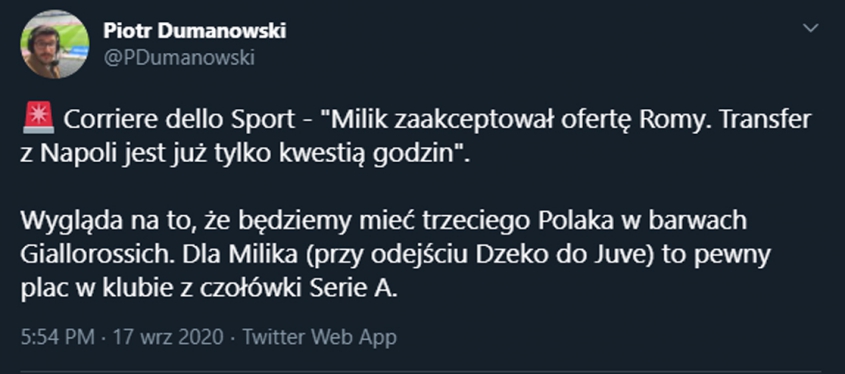 ''CdS'': ARKADIUSZ MILIK PODJĄŁ DECYZJĘ!